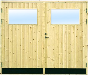 18 Rak Panel Glas M25x21 - Garageport - Klicka p bilden fr att stnga